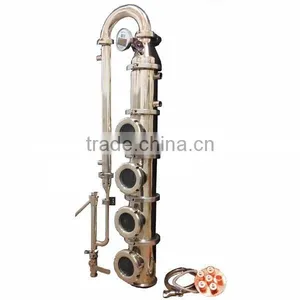 Popular 50Lt/100Lt Modular Moonshine Distillers With Sight Glass Reflux Column thumbnail-2