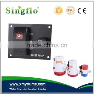 Singflo Waterproof Bilge Pump 3 Way Auto/off/manual Lighted Control Switch Deluxe Panel for Boat,caravan,RV.five Oceans thumbnail-1
