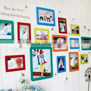 Colorful 8" x 10"glossy Photo Frame Wholesale Gifts Fridge Magnet Photo Frame Magnetic Photo Frame Stick on the Wall thumbnail-3