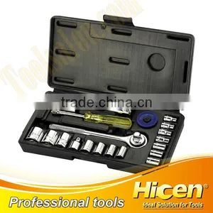 21pcs 1/4" Carbon Steel Sockets Set thumbnail-1