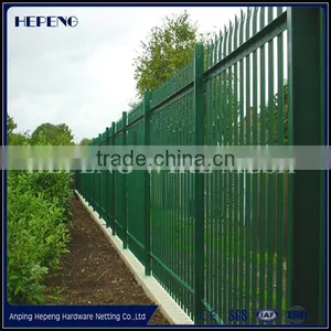 Cheap Wrought Iron Spear Top Steel Palisade Panel Security Fence From China Anping thumbnail-2