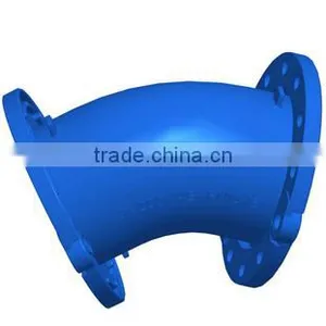 EN545 Double Loosing Flanged 45 Degree Pipe Fittings thumbnail-1