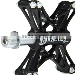 3 Colors 2PCS CNC 3 Bearings Bicycle Pedals Ultralight Mountain Bike Pedal Road Cycling Magnesium Flat Pedals Terrain Titanium thumbnail-6