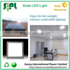 Solar House Light Green Powered Lighting Square Flat Led Panel Sensor Light thumbnail-2