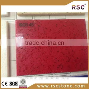 Red Artificial Quartz Marble Tiles Design thumbnail-1