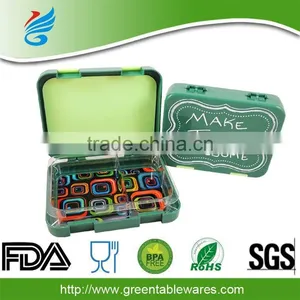 Leakproof Plastic Bento Lunch Box Container Stacking Bento Box thumbnail-5