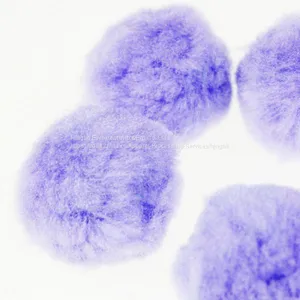 Jumbo Acrylic Pompom Ball Purple Assorted thumbnail-2