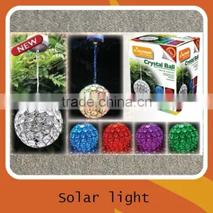 Solar Light/crystal Ball Light/Changing Solar Crystal Ball Light Solar Led Garden Lawn Light With Crystal Round Ball 7colors ch thumbnail-3