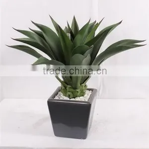 Factory Wholesale Fake Sanseviera Plant/agave Bonsai Plant Tree thumbnail-5