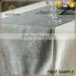 Burlap Table Runne of Wedding With Sewed Edge thumbnail-1