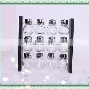 New Designed 4pcs Glass Oil Bottle and Spice Jar Set thumbnail-2