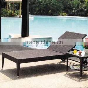 Outdoor Waterproof Wicker Trundle Daybed Sunbed thumbnail-1