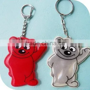 Custom Printing Softsoft PVC Reflector Keychain thumbnail-1