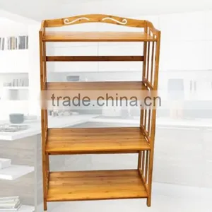 Design Kitchen Racks, Kitchen Rack for Microwave Woven, Bamboo Rack Set thumbnail-3