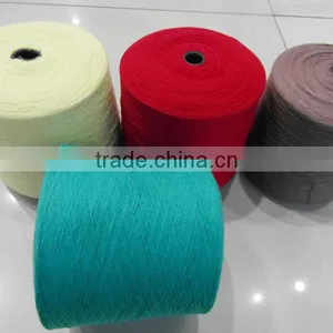 New Product 16s/2 Colored Cotton Acrylic Blended Yarn for Weaving thumbnail-1