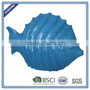 Baby Like Poly Resin Waved Fish Decor Figurine thumbnail-2