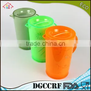 NBRSC Set of 5 Pcs Plastic Cold Water Kettle ps Water Jug Drinking Teapot PP Canteen Double Layer Watering Can thumbnail-5