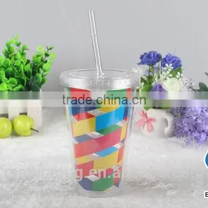 Most Popular Custom Logo Colorful Plastic Cup thumbnail-3