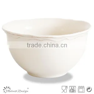 Ceramic White Cheap Hotel Used Rice Bowl thumbnail-5