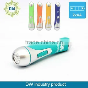 Plastic Led Flashlight Torch Light thumbnail-1