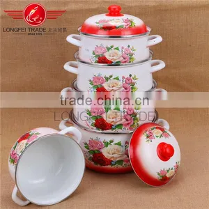 Hot Selling OEM Turkey Enamel Casserole / Enamel Cookware Set Kitchen thumbnail-1