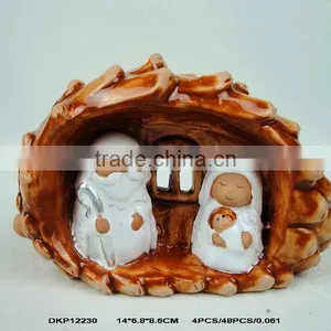 Ceramic Manger Set 12230 thumbnail-1