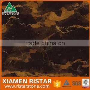 Cheapest Chinese Nero Portoro Marble,black Marble Slabs and Tiles thumbnail-1