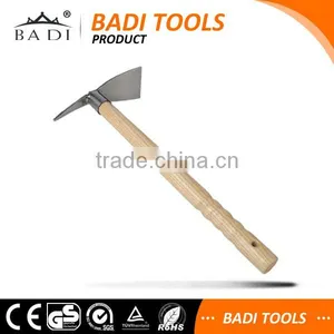 High Quality Multifunction Stainless Steel Head Agriculture Hand Garden Hoe thumbnail-1