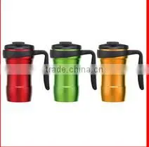 350ml Double Wall Stainless Steel Thermo Mug Non Leaking Lid thumbnail-1