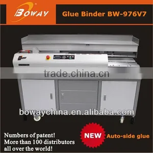 20 Year Manufacturer Boway New 976V7 Perfect Glue Auto Clmaping Book Printing Plant Bind Machine thumbnail-1