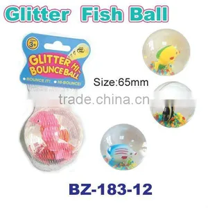 65mm TPU Fish Bouncing Ball With Beads thumbnail-1