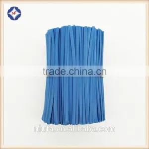 Packaging Materials Single Wire Flat Plastic Coated Twist Tie thumbnail-3