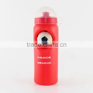 750ml BPA FREE Plastic Football Water Bottle Include Pu Ball thumbnail-4