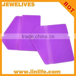Purple Korea Style Envelope Clutch Chain Purse Silicone Bag For Womens Coin Bag Cosmetic Bag thumbnail-1