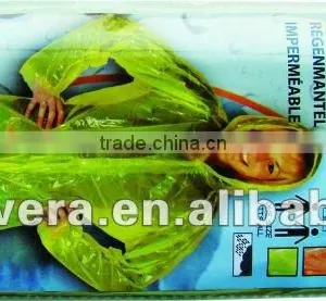 PE Disposable Rain Poncho thumbnail-1