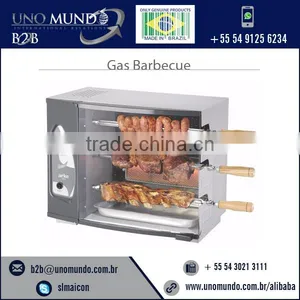 Rotary Gas Barbecue 3 Skewers - AGR-03 Arke thumbnail-1