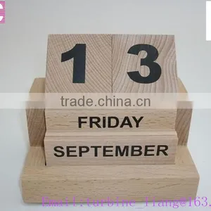 2016 Wooden Calendar, Office Wood Calendar thumbnail-2
