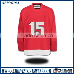 Sublimation Print Ice Hockey Jersey Wholesales Reversible Ice Hockey Unifrom Ice Hockey Jersey Sewing Pattern thumbnail-2