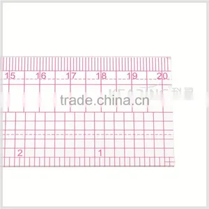 Kearing Brand Sandwich Line Printing 20cm&8" 1.2mm Thick Sewing Garment Painting Grading Ruler #B-56 thumbnail-3