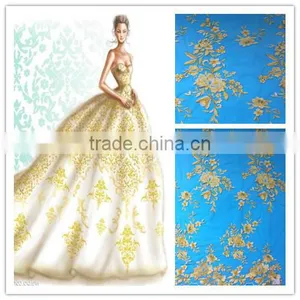 Manufacturer Supplier Dubai Fashionable Lace Dress Fabric thumbnail-1