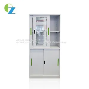 Hot Selling Metal & Glass Sliding Door Steel Cupboard thumbnail-1