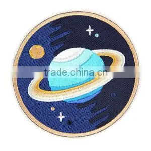 2017Customized Planet Embroidery Patch, Virious Planet Embroidered Brand Logo Patch thumbnail-3