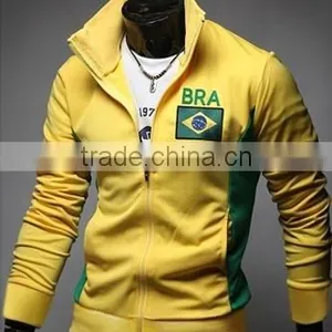 2014 Brazil High Quality Plain Hoodie for Mens China Manufacture Custom Printed Hoodie thumbnail-1