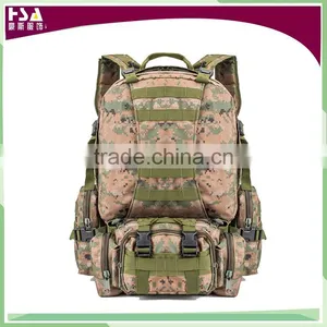 Outdoor Camping Camouflage Big Size Multi-function Backpack thumbnail-2