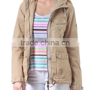Classic Plaid Hooded Jacket PQ335 thumbnail-3