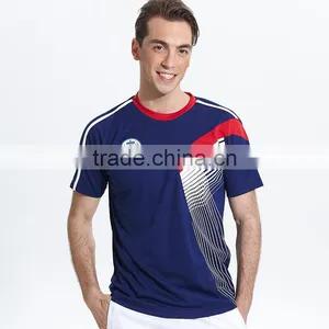 Polyester Spandex Dry Fit Soft Feeling Men Training Gym T Shirts thumbnail-2