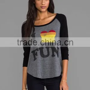 Contrast Color Baseball T-shirt thumbnail-1