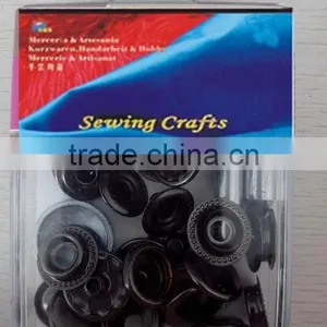 D&D Custom Snap Fasteners Black Plated Brass Snap Fasteners With Tool thumbnail-1