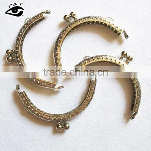 8.5CM Wholesale Fashion Metal Purse Frame for Bag Cluth Purse Frame Metal Frame thumbnail-2