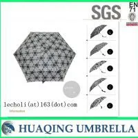 LF-014 3 Folding 6k Auto Open& Close Lady Umbrella thumbnail-1